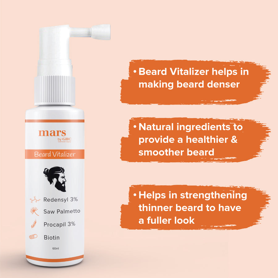 Beard Nourishing kit (Beard Vitalizer+Beard Growth Oil)